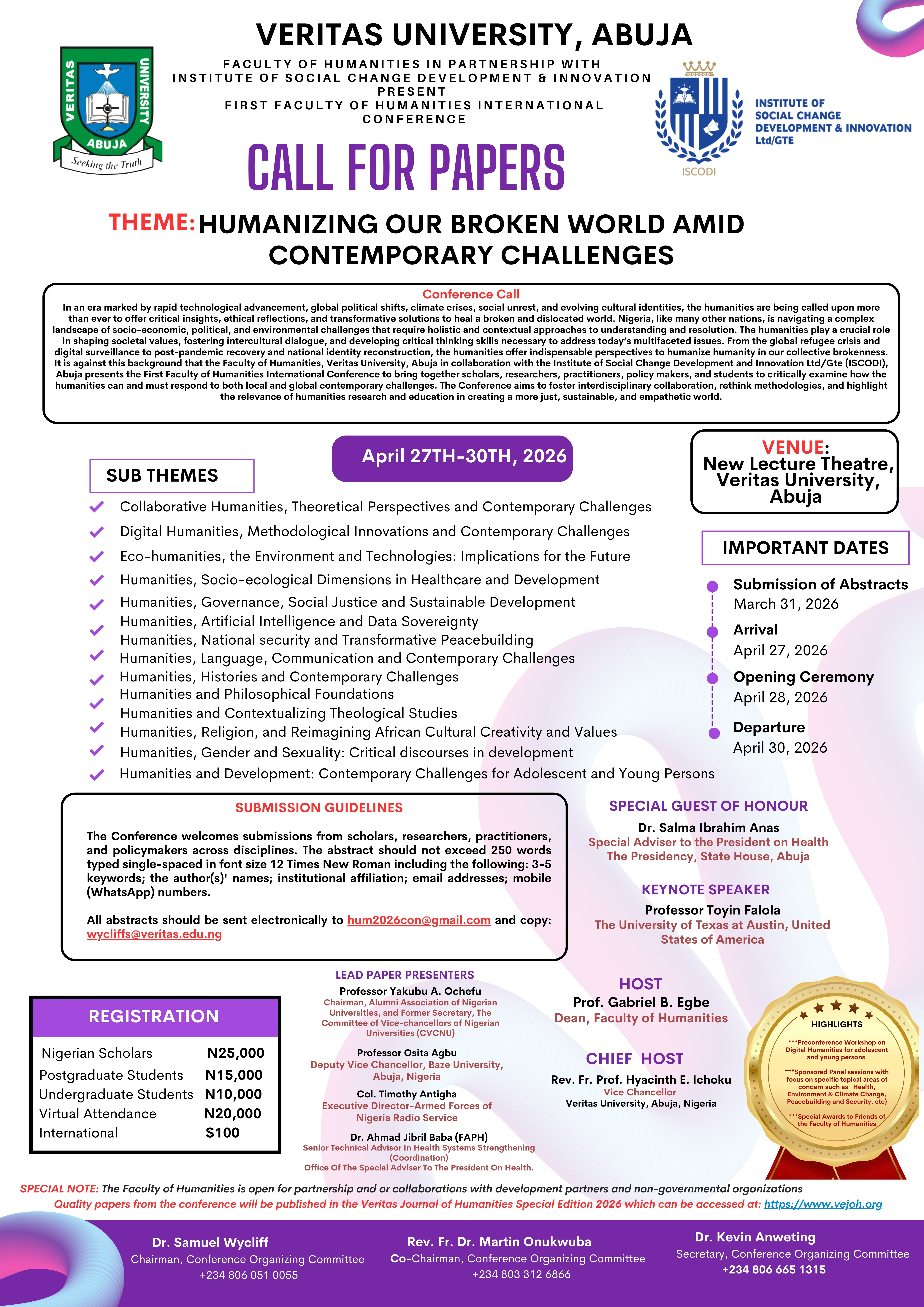 Academic Conference Banner